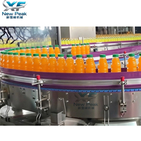 Nouvelle machine de remplissage complète Peak pour jus de fruits, machines de remplissage de boissons et de thé, machine de remplissage à chaud pour ligne de production de jus