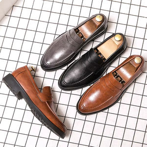 Chaussures Oxford pour hommes, sur mesure, formelles, en cuir véritable, imperméables, respirantes, à bout pointu, élégantes, entièrement en cuir, de luxe - Product Image 3