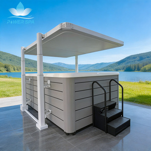 Piscine de nage extérieure compacte 5M, design gain de place, nage à contre-courant et jets de massage d'hydrothérapie professionnels - Product Image 4