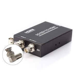 75 Ohm UHD HD Video 90 Degree RF Coax Coaxial Cable Adapter Right Angle BNC Male to Female Connector <strong>Plug</strong> for <strong>CCTV</strong> - Product Image 4