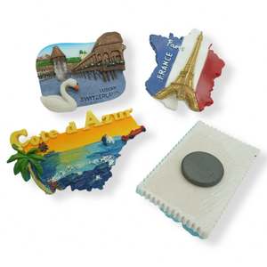 Vente directe usine – Aimants personnalisés en résine imprimée en 3D pour réfrigérateur, thème tourisme Philippines, pour usage domestique - Product Image 3