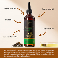 Huile de Ricin Bio Fortifiante et Épaississante pour Cheveux, Traitement Anti-Chute, Soin Capillaire et Huile pour le Cuir Chevelu, Marque Blanche