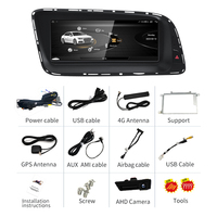 Nuevo sistema multimedia inalámbrico para automóvil con Android AUTO y CarPlay, pantalla de 12.3 pulgadas para Audi Q5, reproductores de video para automóvil