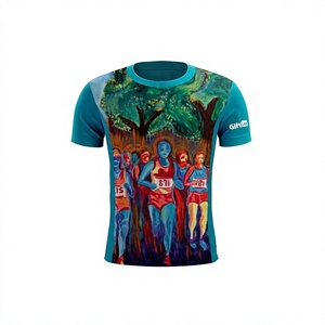100% Polyester Customization Pattern Logo Custom Designs Men's Quick Dry O-Neck Short Sleeve Sublimation Printed 3D <b>T</b>-<b>Shirt</b> - Product Image 1