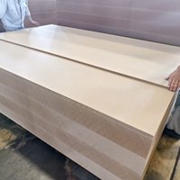 Panneau en bois composite MDF, densité constante, bonne machinabilité, pour meubles et décoration intérieure