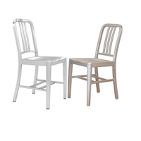 Chaises latérales de bateau en aluminium anodisé brossé, vente en gros