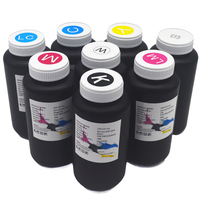 Encre UV neutre douce et dure cncolor respectueuse de l'environnement pour tête d'impression Ricoh G5i GH2220 pour étui de téléphone portable en cuir acrylique