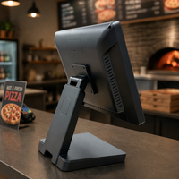 Terminal de point de vente tactile pliable avec écran tactile capacitif 10 points de 15 pouces pour restaurant
