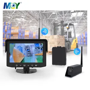 AHD 720P 7 inç kablosuz dikiz kamyon monitörlü kamera Reversing yedekleme kablosuz Forklift kamera