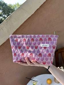 Échantillon Gratuit Vente Directe Usine Sac à Fermeture Éclair Lisse Sac en Toile Personnalisé avec Logo pour Trousse de Maquillage Doux et Personnalisable - Product Image 5