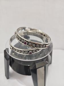 Elegant <b>Silver</b> <b>Charm</b> <b>Bracelets</b> for Women with Intricate Handcrafted Detailing Trendy <b>Silver</b> Plated Gift From India - Product Image 2