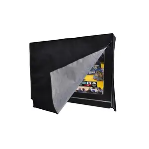 High Quality Fabric Onn Black Outdoor Indoor Universal Flat Screen Tv Cover