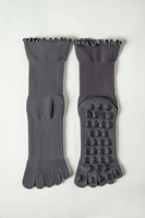 Créez vos propres chaussettes de yoga personnalisées à volants – Collection automne pour jeunes, écologiques, antidérapantes, pour fitness en intérieur et Pilates