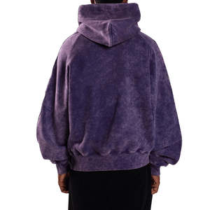 Sudadera con capucha de invierno para hombre, personalizada, con cremallera, de felpa francesa, con estampado, hombros caídos, estilo urbano, diseño cortavientos, ajuste holgado, largo extendido - Product Image 6