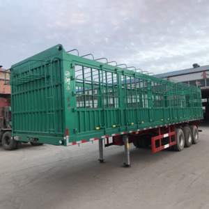 <span class=keywords><strong>Semirremolque</strong></span> <span class=keywords><strong>de</strong></span> Carga con Valla <span class=keywords><strong>de</strong></span> Acero <span class=keywords><strong>de</strong></span> Tres Ejes, Equipo <span class=keywords><strong>de</strong></span> Aterrizaje Reforzado, Color Personalizado para Conductores <span class=keywords><strong>de</strong></span> Camiones, Eficiente - Product Image 2