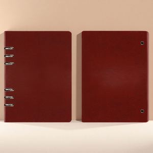 Promotion Personalised Wholesale A5 Custom Luxury Pu Leather Hardcover Loose-Leaf Notebook Business 80 Sheets Organizer/<b>Planner</b> - Product Image 2