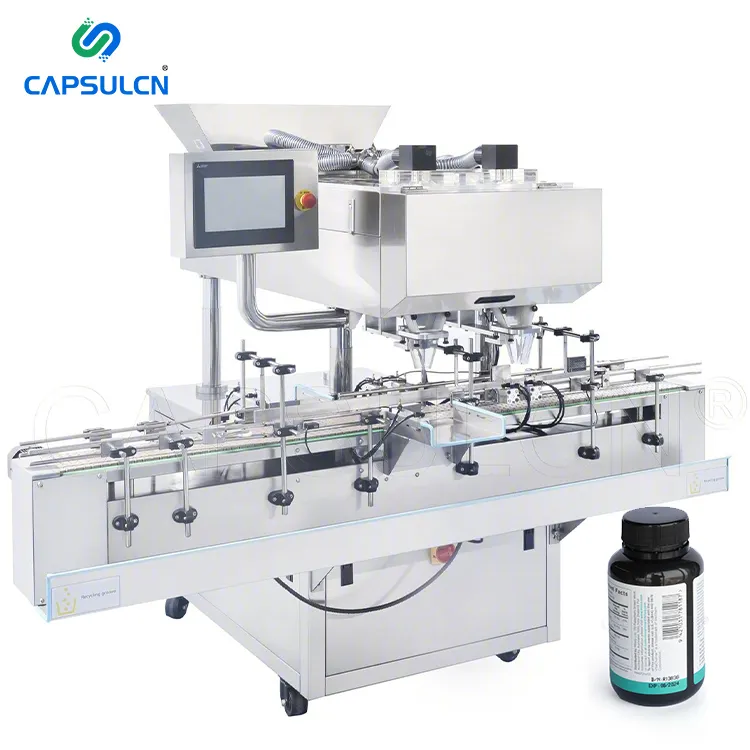 PBDS-12 Full Automatic Multi-Channel Electronic Capsule Pill Counter Tablet Counting Machine For Tablet Bottling