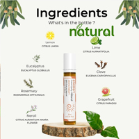 Huiles essentielles personnalisées à étiquette privée, mélange énergétique, aromathérapie, roll-on 10 ml, provenant de l'usine d'huiles essentielles en vrac