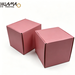 Custom Logo Printable <b>Pink</b> Recyclable Corrugated Mailer <b>Box</b> For Bath Bomb <b>Gift</b> Set Home Fragrance Subscription <b>Box</b> Packaging - Product Image 4