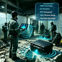 Détecteur de vie UWB pour espaces confinés souterrains, équipement de recherche et de sauvetage, détecteur de survivants d'accidents miniers, outil de détection traversant les murs, signes vitaux