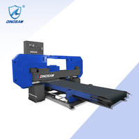 Machine de découpe de dalle de carrelage horizontale Scie à ruban en pierre composite Séparateur de coupe de dalle mince en marbre Machine de découpe à fendre