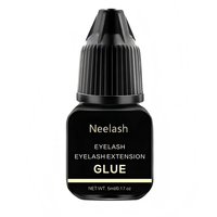 Colle adhésive pour cils DIY CLUSTER LASHES 5ml noire, résistante à l'eau, séchage rapide, sans alcool, sans latex, pour cils, marque privée