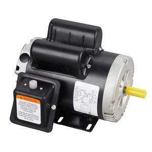 Moteur à induction monophasé BIOTE 56 Frame NEMA TEFC 3450 tr/min 115/208-230V 1-1/2HP Efficacité IE2 Acier laminé Ventilateur TEAO - Product Image 3