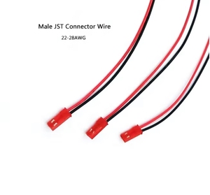 2 Pin JST cắm nối Pitch 2.54mm nam cắm nối cáp dây 10cm 15cm 22-28 AWG cho DIY RC đồ chơi pin mô hình LED Đèn - Product Image 3