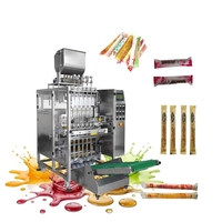 Multifunctionele 4/6-baans 10g 15g 20g ijslollystokjes milkshake probiotische drankjes zakjes verpakkingsmachine multilane verpakkingsmachine