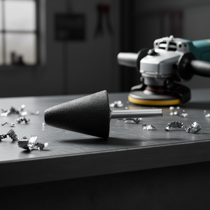 Meule en bakélite résineuse en forme de cône pour le meulage des métaux - Product Image 3