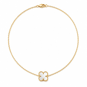 Collier tendance en acier inoxydable plaqué or avec pendentif serpent et breloques mixtes pour femme - Product Image 1