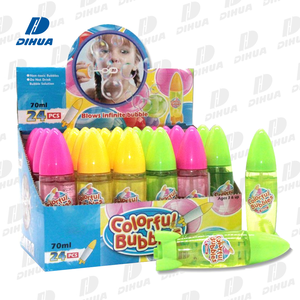 Soplador de burbujas de cohete, solución de burbujas de 70ML, juguete para niños, el mejor fabricante de burbujas para niños y niñas, diversión al aire libre, juegos de fiesta en el patio trasero - Product Image 2