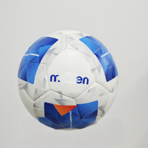 Ballon de football thermocollé personnalisé avec logo 2024, haute qualité, Molten 5000, cuir PU texturé scellé pour match - Product Image 3