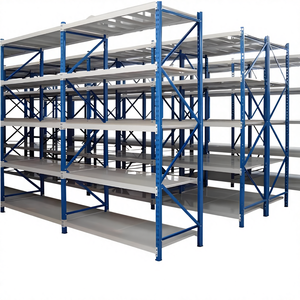 מדף משטחים בסגנון אירופאי מפלדת פחמן מגולוונת כבדה ועמידה במיוחד - Product Image 1