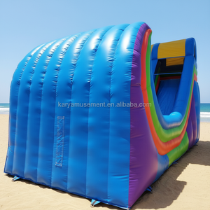 Scivolo d'Acqua Gonfiabile Gigante da Esterno 21ft Wild Rapids <span class=keywords><strong>per</strong></span> Adulti, Mezzo Tubo in <span class=keywords><strong>PVC</strong></span> <span class=keywords><strong>per</strong></span> Uso Residenziale - Product Image 5