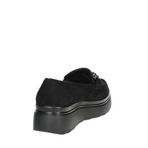 Cinzia <b>Soft</b> Women's Moccasin CI2018S Black Platform Loafer - Product Image 2
