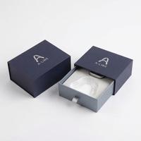 Boîtes cadeaux en carton rigide recyclé personnalisées avec ruban et couvercle, doublure en éponge pour l'emballage des aligneurs dentaires
