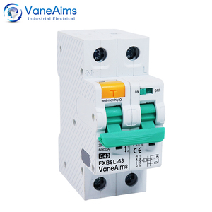 Fxb8l 30mA độ nhạy cao RCBO <span class=keywords><strong>2</strong></span>-cực 16A/40A/63A có thể chuyển đổi rò rỉ bảo vệ vật liệu đồng <span class=keywords><strong>rcbc</strong></span> Loại chuyển đổi - Product Image 2