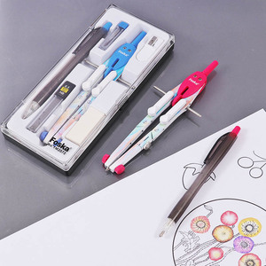 Foska học sinh tiên tiến la bàn vẽ vòng tròn lên đến 7.09 "sử dụng lâu dài Toán kim loại thiết lập cho hình học Soạn Thảo và kỹ thuật - Product Image 6