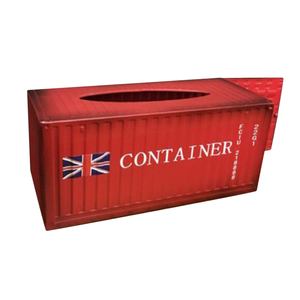 Hot Sale Living Room Vintage Metal Truck Tissue Holder Box Tissue Paper Box
