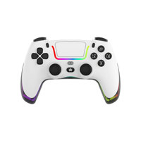 Somostel SmS-GP04 Pengontrol Game Nirkabel BT-Profesional 6-Axis Tombol Turbo Getaran Ganda Pemrograman Makro 2.4G untuk PC