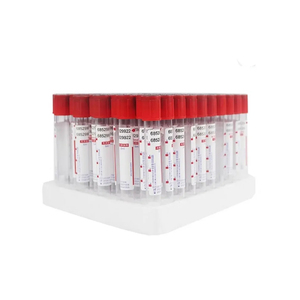 Tabung Pengumpul Darah Vakum Hewan Merah Berkualitas Tinggi Grosir 5ml Bahan Habis Pakai Laboratorium PP Tanpa Aditif Penggunaan Ternak CE - Product Image 4