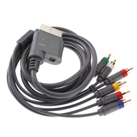 1.8M 6FT Composite Cord AV Audio Vidéo Câble Pour Xbox 360 Composant Câble HD TV Console Port