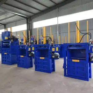 Hydraulic PET Bottle Baler Paper Baling Press Machine With Hydraulic Compactor Plastic Baler