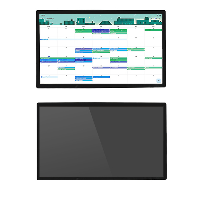 Wall Mounted 10.1 13.3 15.6 18.5 21.5 23.6 27 Inch Indoor Day Week Month Digital Calendar Touch Screen Advertising Player