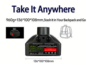 Paquete <span class=keywords><strong>de</strong></span> Baterías Huaping Starlink Mini SPX288A - Solución Portátil Fuera <span class=keywords><strong>de</strong></span> la Red para Campamentos en Bosques <span class=keywords><strong>de</strong></span> <span class=keywords><strong>Redwood</strong></span>, Viajes a la Playa y Emergencias - Product Image 3