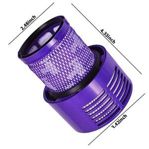 Filtres à air de remplacement pour aspirateur Dyson V10 Sv12, violet, réutilisables, pour usage domestique, paquet de 3 - Product Image 4