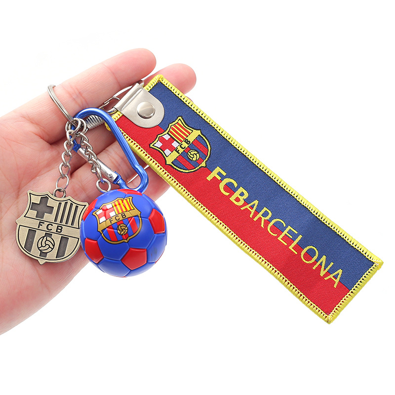 Barcelona ball-card lanyard set
