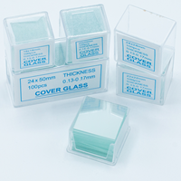 China Factory High Quality OEM Durable 22X40mm Microscope Slide Cover Glass Lab Supplies