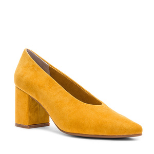 Newest Design Suede Bridal <strong>Shoes</strong> a High square Heels <strong>Ladies</strong> Women's High Heel Pumps <strong>Shoes</strong> Stilettos <strong>Closed</strong> Pointed Toe slip on - Product Image 1